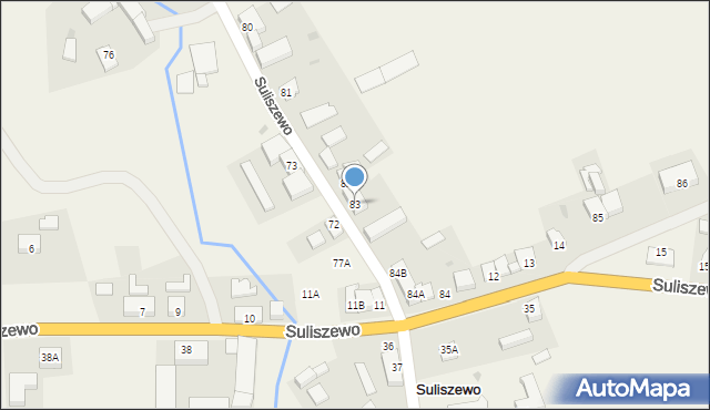 Suliszewo, Suliszewo, 83, mapa Suliszewo