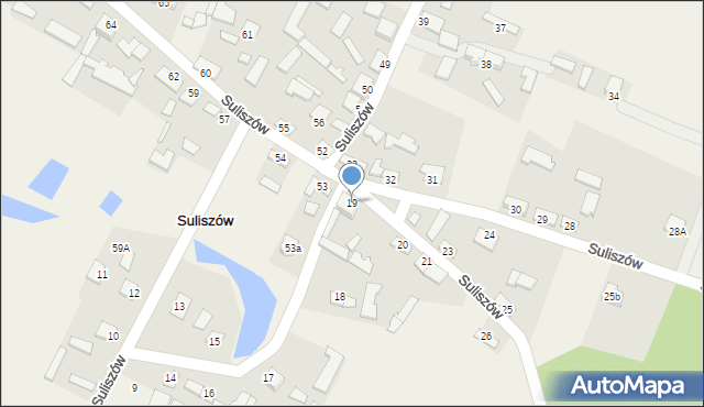 Suliszów, Suliszów, 19, mapa Suliszów