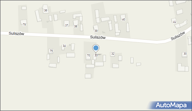 Suliszów, Suliszów, 33, mapa Suliszów