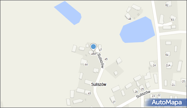 Suliszów, Suliszów, 46A, mapa Suliszów