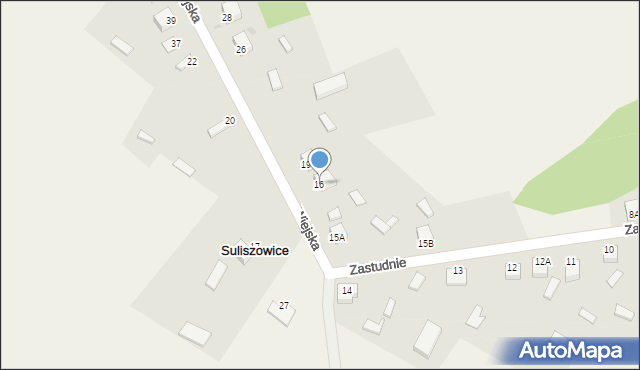 Suliszowice, Suliszowice, 16, mapa Suliszowice