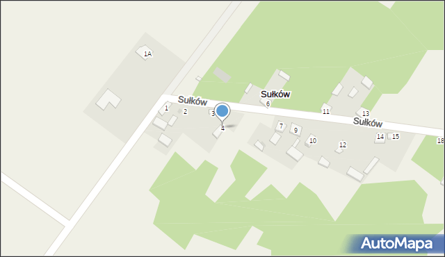 Sułków, Sułków, 4, mapa Sułków