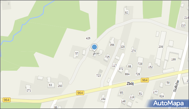 Sułków, Sułków, 97, mapa Sułków