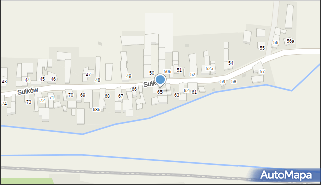 Sułków, Sułków, 65, mapa Sułków