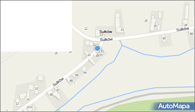 Sułków, Sułków, 93, mapa Sułków