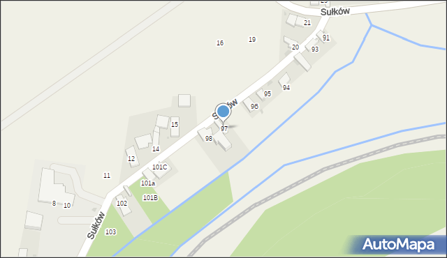 Sułków, Sułków, 97, mapa Sułków