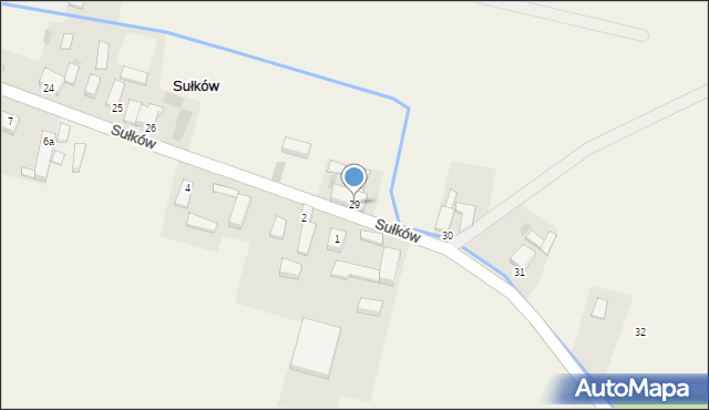 Sułków, Sułków, 29, mapa Sułków