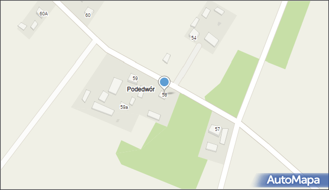 Sułkowice, Sułkowice, 58, mapa Sułkowice