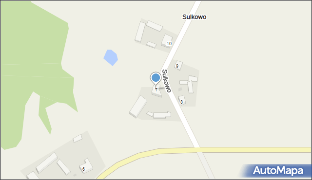 Sulkowo, Sulkowo, 7, mapa Sulkowo