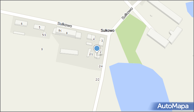 Sułkowo, Sułkowo, 2/3, mapa Sułkowo