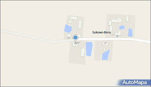 Sulkowo-Bariany, Sulkowo-Bariany, 16, mapa Sulkowo-Bariany