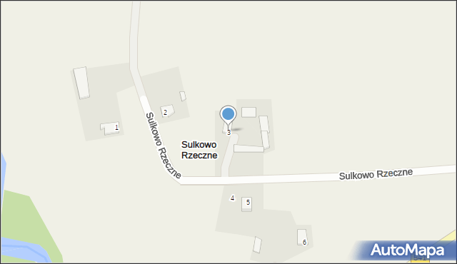 Sulkowo Rzeczne, Sulkowo Rzeczne, 3, mapa Sulkowo Rzeczne