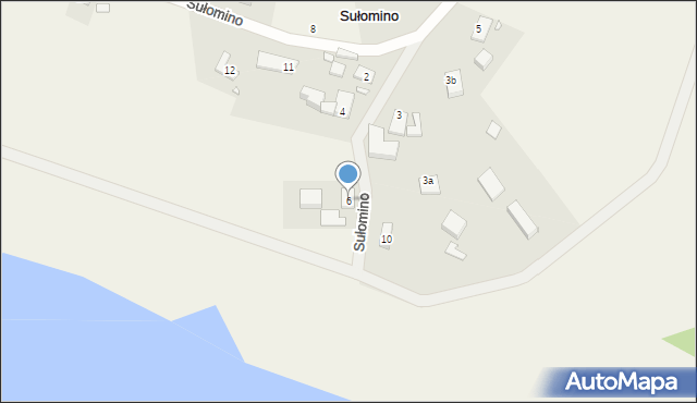 Sułomino, Sułomino, 6, mapa Sułomino