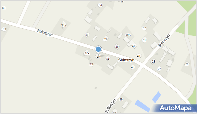 Sułoszyn, Sułoszyn, 42, mapa Sułoszyn