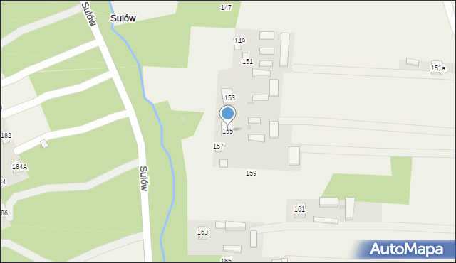 Sulów, Sulów, 155, mapa Sulów