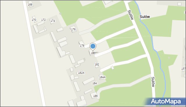 Sulów, Sulów, 180, mapa Sulów