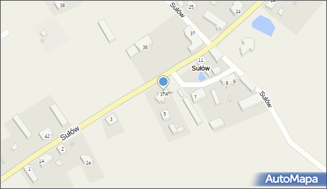 Sułów, Sułów, 37A, mapa Sułów