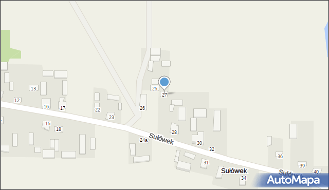 Sułówek, Sułówek, 27, mapa Sułówek