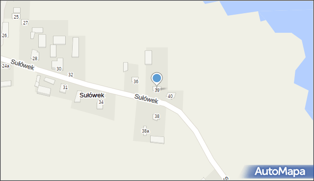 Sułówek, Sułówek, 39, mapa Sułówek