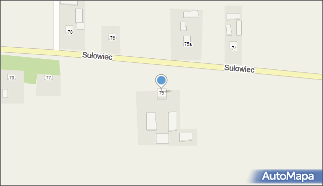 Sułowiec, Sułowiec, 75, mapa Sułowiec