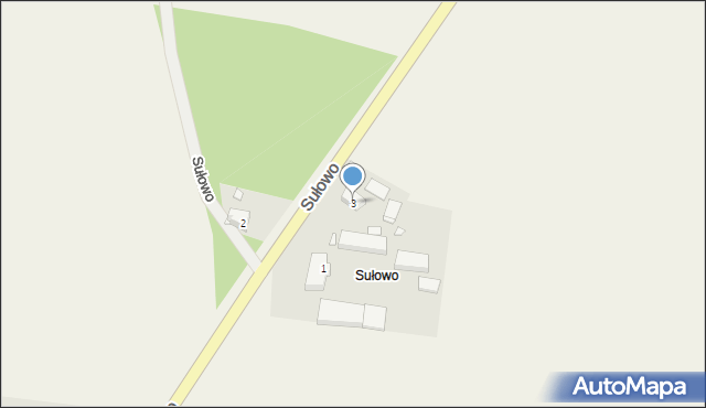 Sułowo, Sułowo, 3, mapa Sułowo