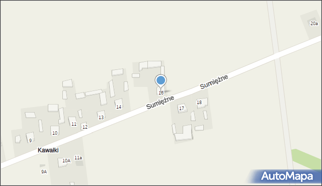 Sumiężne, Sumiężne, 16, mapa Sumiężne
