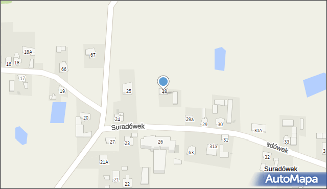 Suradówek, Suradówek, 27, mapa Suradówek