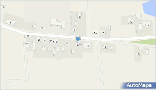 Surhów-Kolonia, Surhów-Kolonia, 11, mapa Surhów-Kolonia