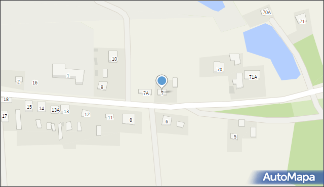 Surhów-Kolonia, Surhów-Kolonia, 7, mapa Surhów-Kolonia