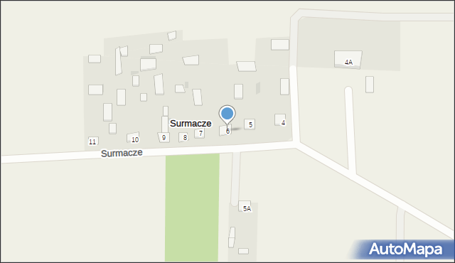 Surmacze, Surmacze, 6, mapa Surmacze