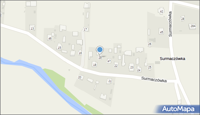 Surmaczówka, Surmaczówka, 19, mapa Surmaczówka