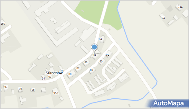 Surochów, Surochów, 85, mapa Surochów