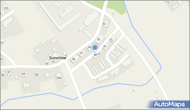 Surochów, Surochów, 89, mapa Surochów