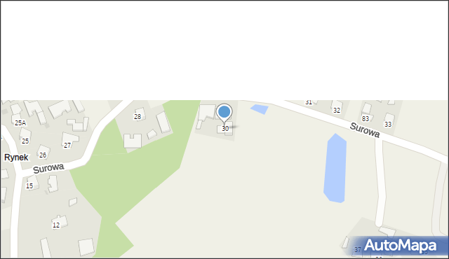 Surowa, Surowa, 30, mapa Surowa