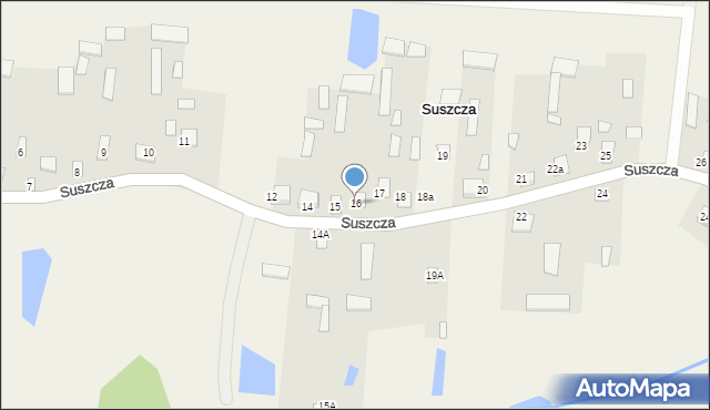 Suszcza, Suszcza, 16, mapa Suszcza