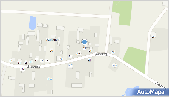 Suszcza, Suszcza, 23, mapa Suszcza