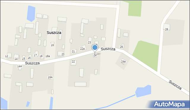 Suszcza, Suszcza, 24, mapa Suszcza