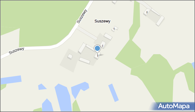 Suszewy, Suszewy, 3, mapa Suszewy