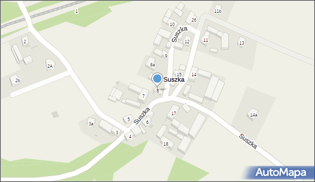 Suszka, Suszka, 8, mapa Suszka