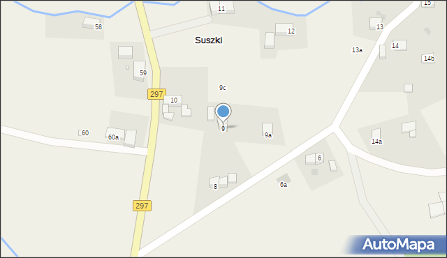 Suszki, Suszki, 9, mapa Suszki