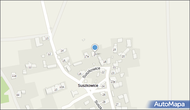 Suszkowice, Suszkowice, 17, mapa Suszkowice