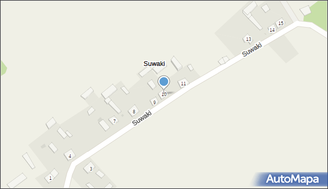 Suwaki, Suwaki, 10, mapa Suwaki