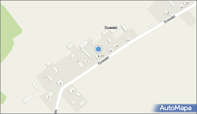 Suwaki, Suwaki, 8, mapa Suwaki