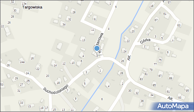 Targowiska, Suchodolskiego Macieja, ks., 2, mapa Targowiska