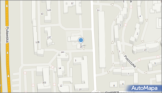 Warszawa, Surowieckiego Wawrzyńca, 14, mapa Warszawy