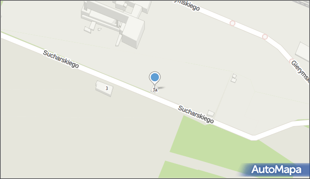 Wojkowice, Sucharskiego Henryka, mjr., 3a, mapa Wojkowice
