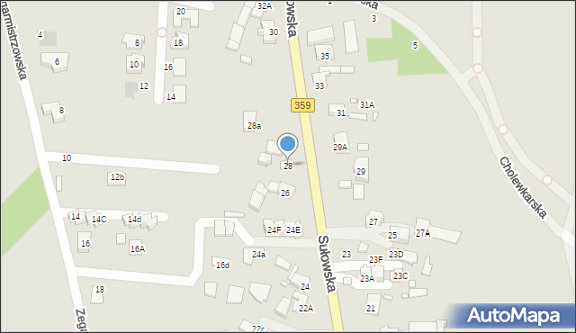 Wrocław, Sułowska, 28, mapa Wrocławia