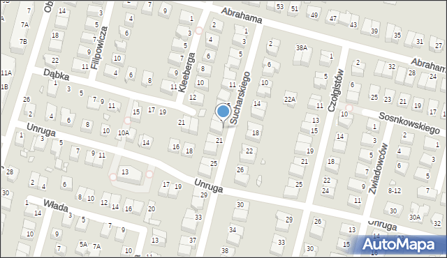 Wrocław, Sucharskiego Henryka, mjr., 19, mapa Wrocławia