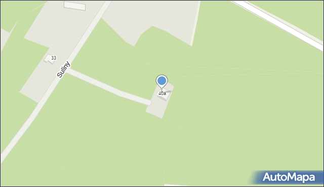 Zawiercie, Suliny, 40a, mapa Zawiercie