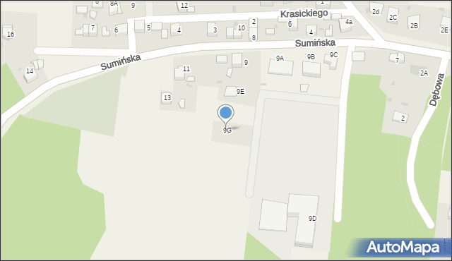 Zwonowice, Sumińska, 9G, mapa Zwonowice